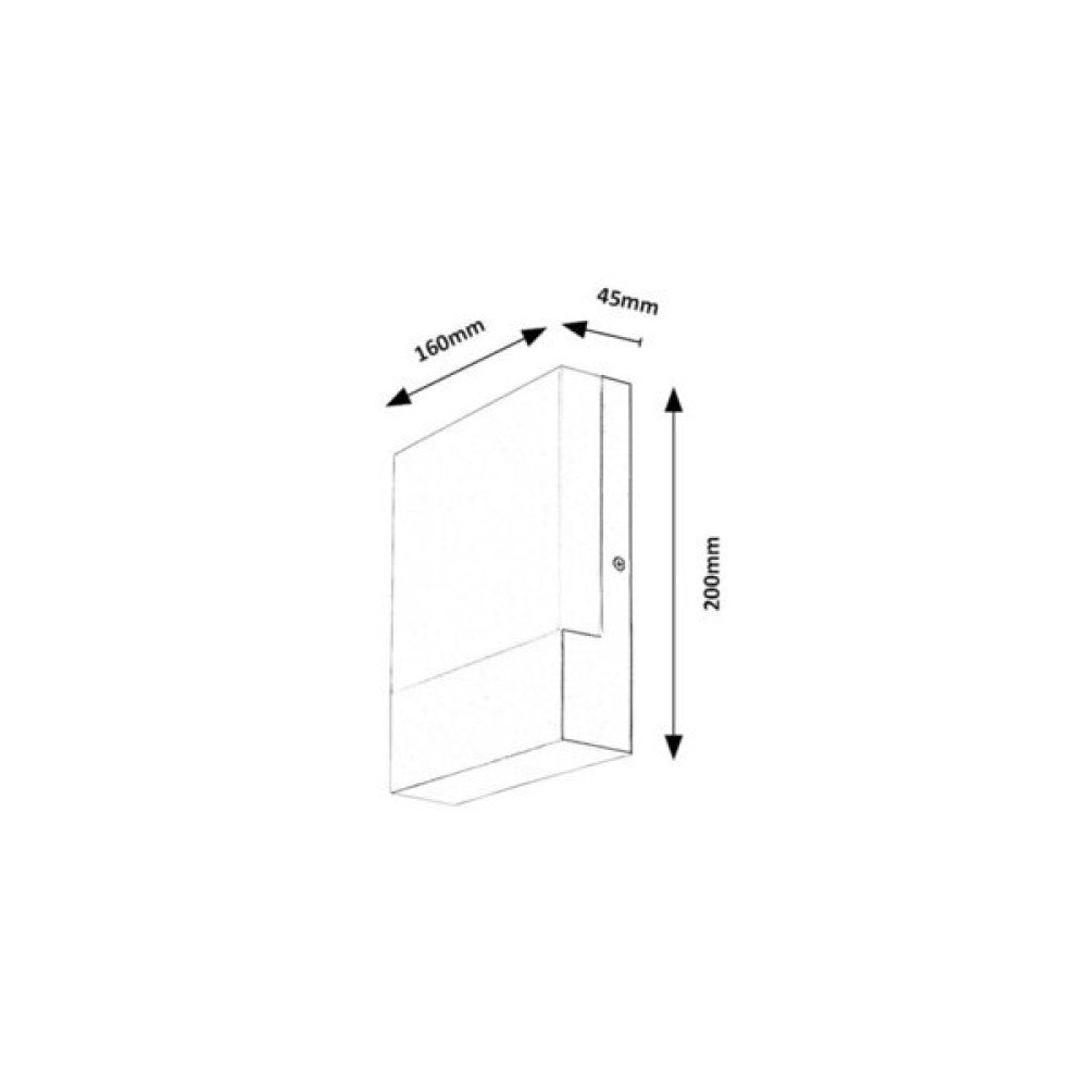 Aplique Exterior RABALUX "Gimone" LED 10W 660Lm 4000ºK IP44 — Vetonek (2)