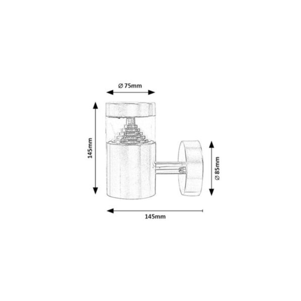 Aplique RABALUX "Lisbon" LED 7W 560Lm 4000ºK IP54 — Vetonek (2)