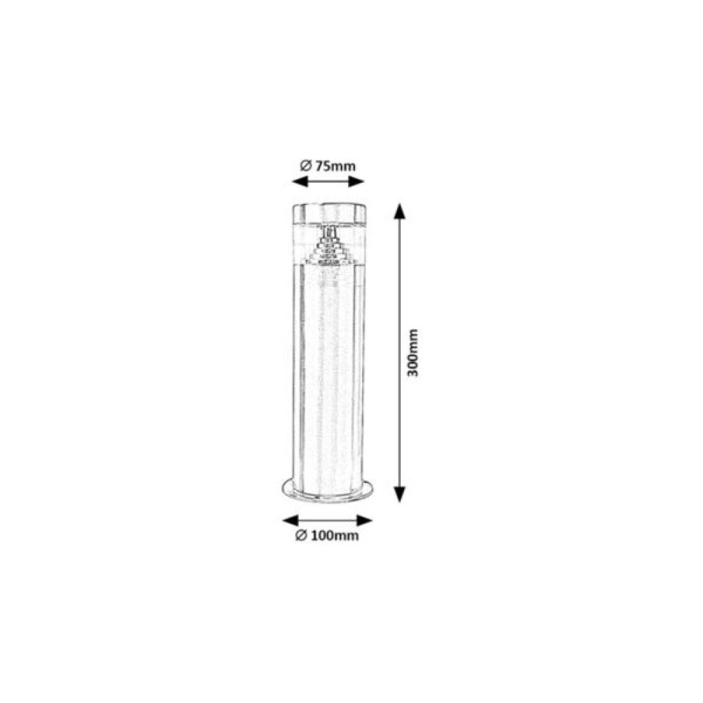 Lámpara de Suelo Exterior RABALUX "Lisbon" LED 560Lm 7W 560Lm IP54 — Vetonek (2)