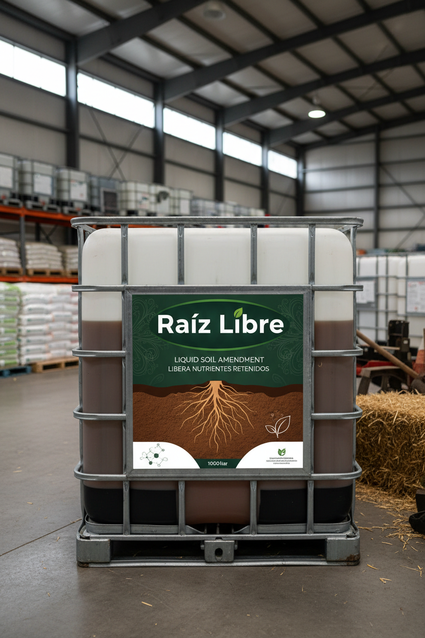 Raiz Libre — Libera nutrientes retenidos en el suelo