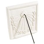 Reloj Villanueva de hormigón blanco