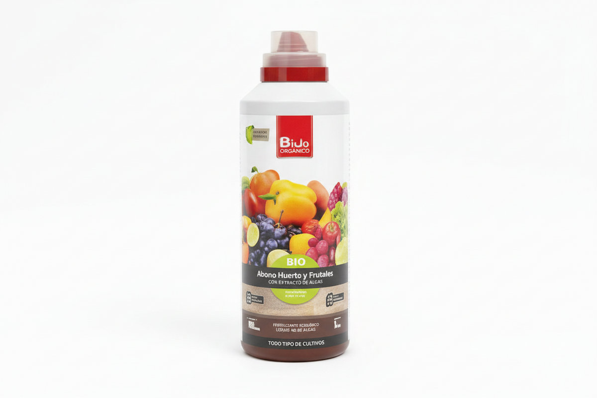 Abono huerto y frutales BIO líquido 1 L · cosecha abundante