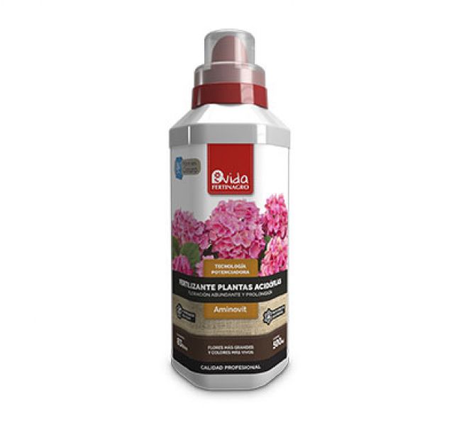 Fertilizante plantas acidófilas Fertinagro Vida botella 500 ml
