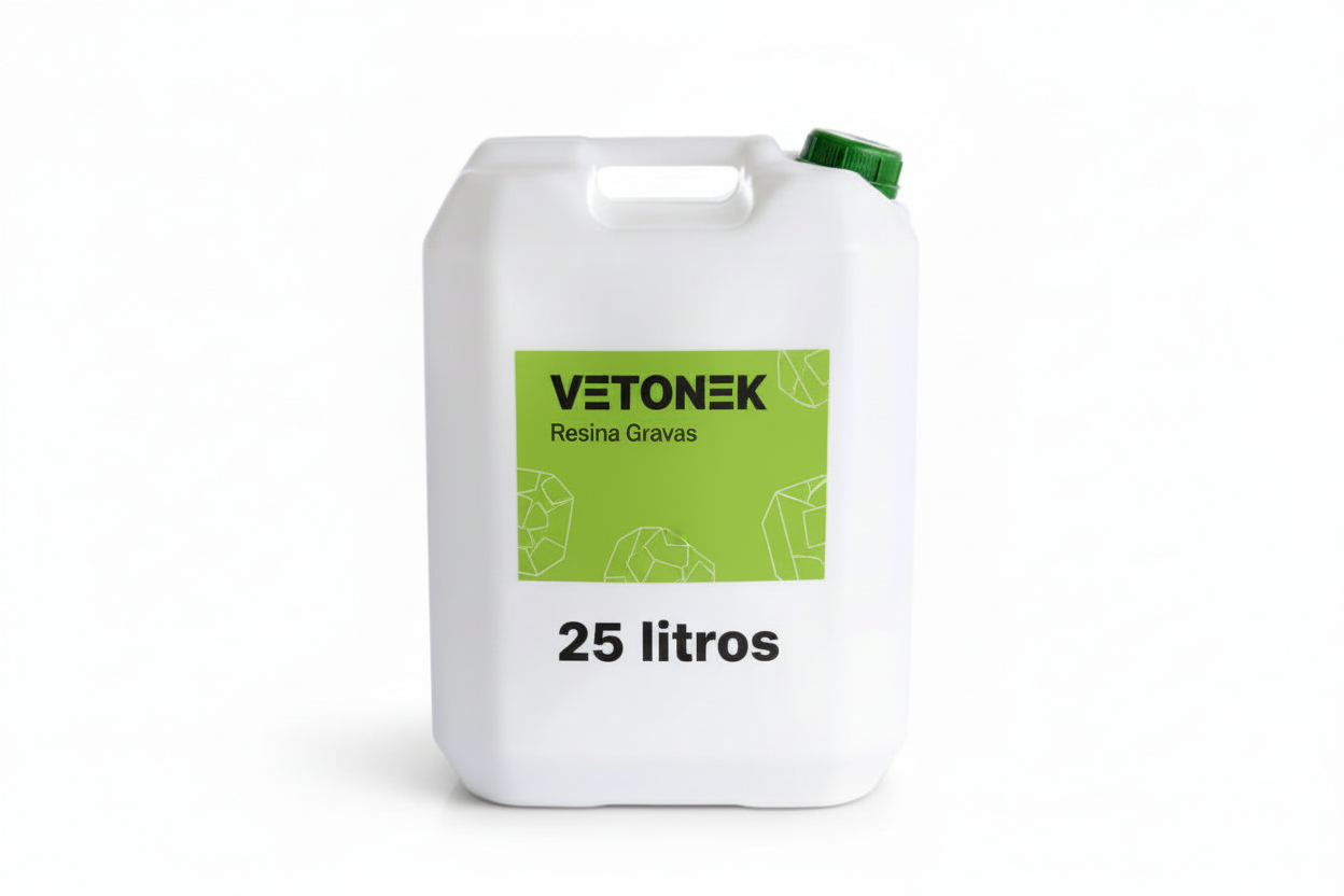 Resina fijación de gravas, cantos rodados y áridos - Vetonek