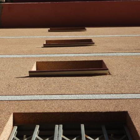 Granulat projeté mortier monocouche pour façades - Vetonek