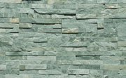 Panel de piedra natural Miranda verde en primer plano