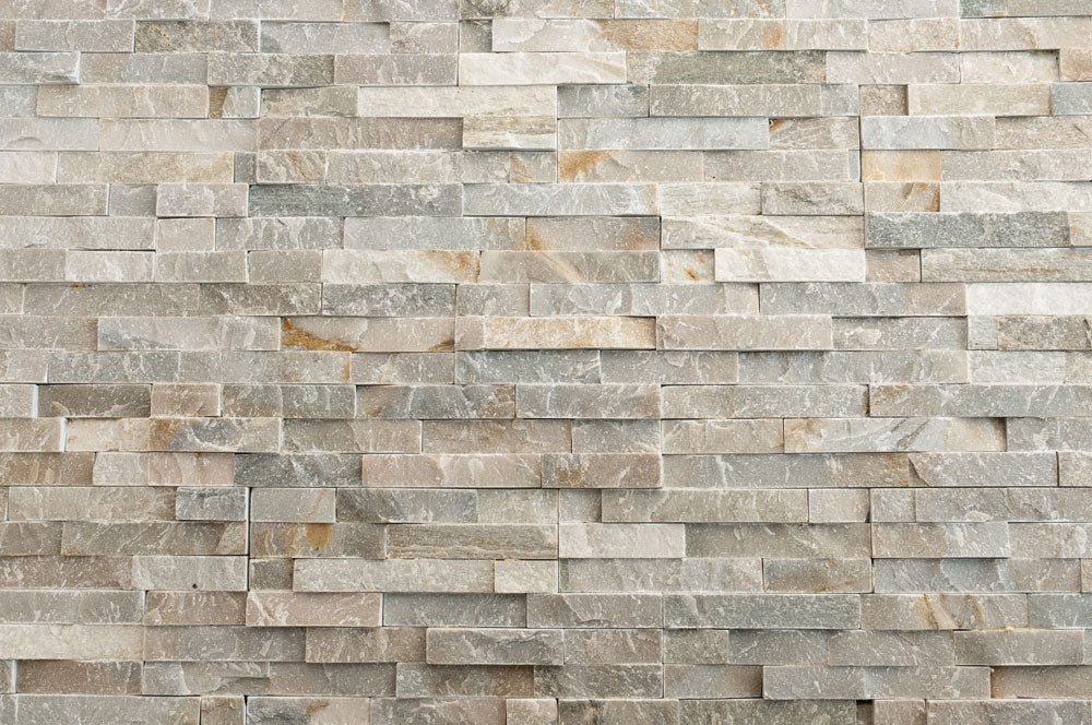 Panel de piedra natural Miranda en tonos beige y crema