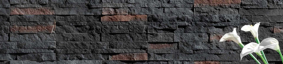 Pared con Revestimiento Fustiñana de piedra apilada