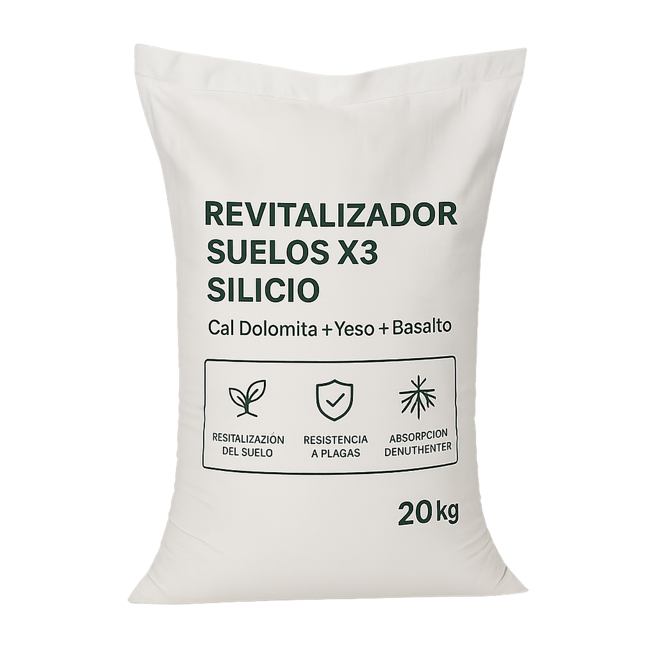 Revitalisateur Sols X3 Silicium | Chaux Dolomie + Plâtre + Basalte Vetonek pierre jardin
