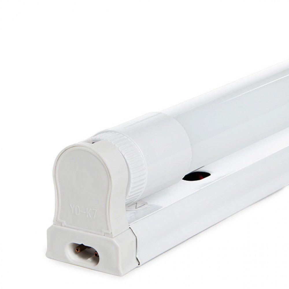 Luminaria LED 18W 1.800Lm 6000ºK T8 Tubo LED Cristal 120cm — Vetonek