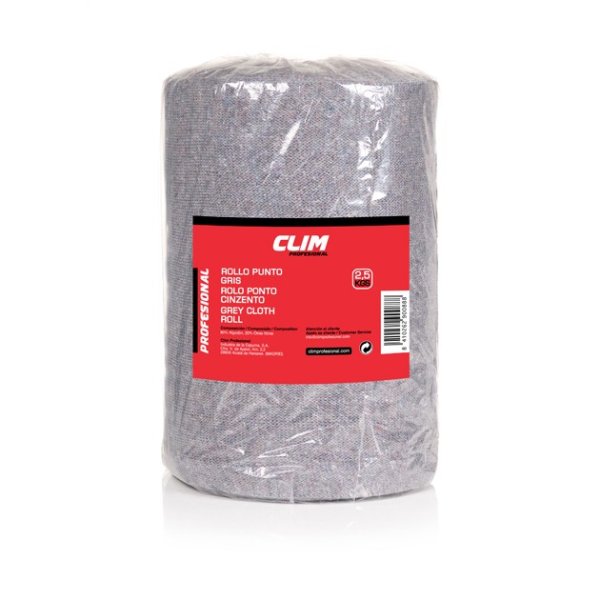 Rouleau de chiffon tubulaire en maille grise - 3 kg Vetonek