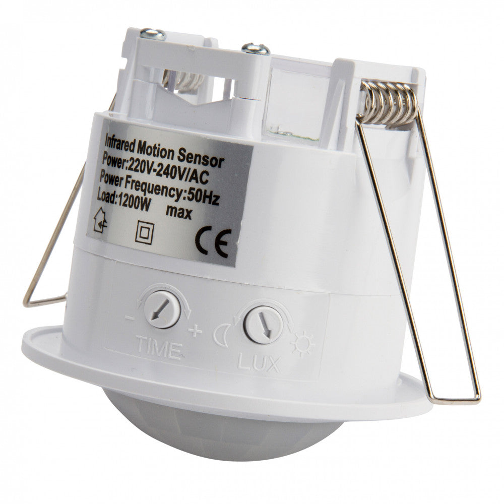 Sensor PIR Movimiento Empotrar 360º ►1200/300W — Vetonek (5)