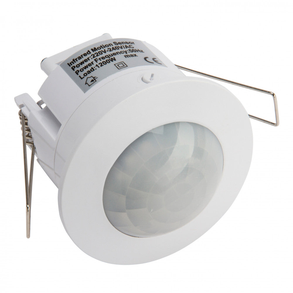 Sensor PIR Movimiento Empotrar 360º ►1200/300W — Vetonek (7)