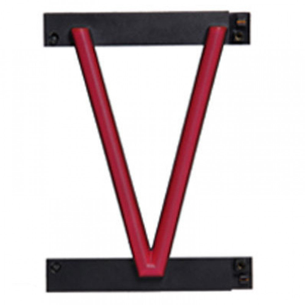 Letra LED Neon V Ancho 108mm Alto 161mm Fondo 38mm — Vetonek (3)