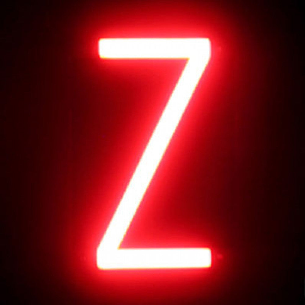 Letra LED Neon Z Ancho 87mm Alto 161mm Fondo 38mm — Vetonek (2)