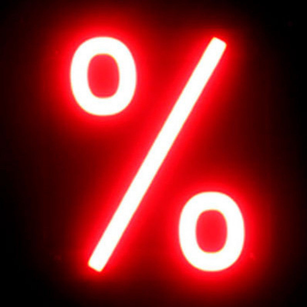 Signo LED Neon % Ancho 128mm Alto 161mm Fondo 38mm — Vetonek (2)