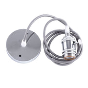 Pendel E27 Cable 1000 X 0,75mm Tela - Rosetón - Interruptor - 2 Anillos — Vetonek