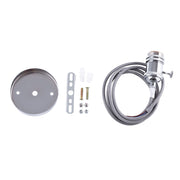 Pendel E27 Cable 1000 X 0,75mm Tela - Rosetón - Interruptor - 2 Anillos — Vetonek (4)
