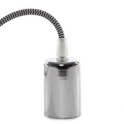 Pendel E27 Cable 1000 X 0,75mm Tela - Rosetón — Vetonek (2)