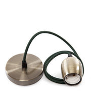 Pendel E27 Cable 1000 X 0,75mm Tela - Rosetón — Vetonek