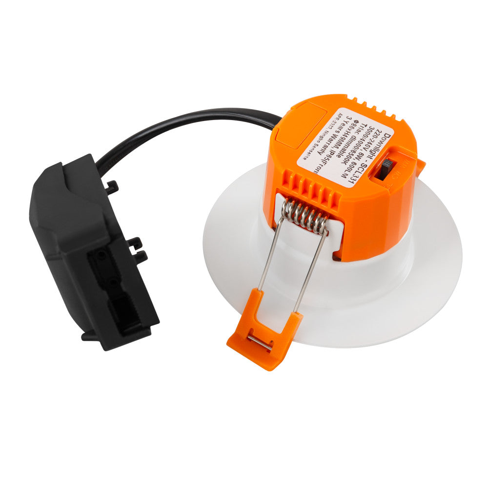 Foco Downlight LED Empotrable 6W 600Lm CCT 3000-6500ºK Regulable IP65 60º Ignífugo — Vetonek (6)