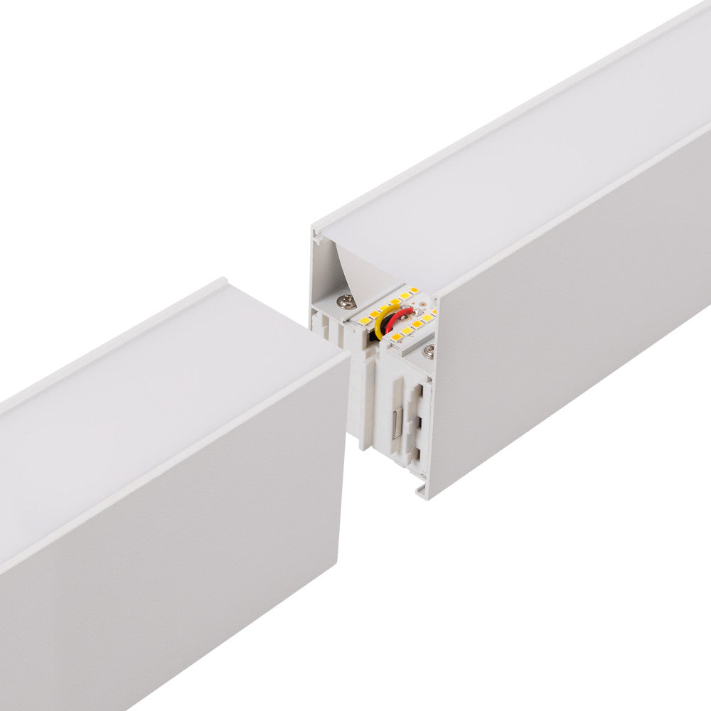 Luminaria Lineal Enlazable LED CCT (Tonalidad Luz Regulable) Driver Lifud Superficie/ Suspendida — Vetonek (3)
