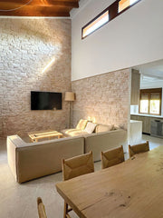 Interior con Revestimiento Caparroso sillarejo