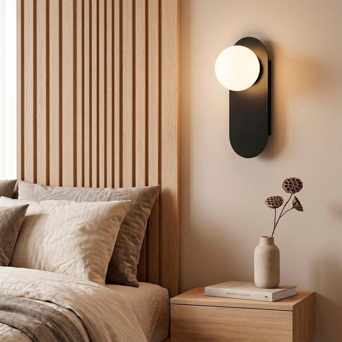 Aplique de pared bola cristal "Glow" — Vetonek
