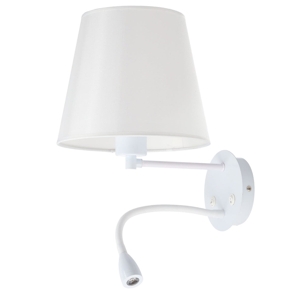 Aplique de pared "Lumina" E27 con foco LED de lectura 3W — Vetonek (2)