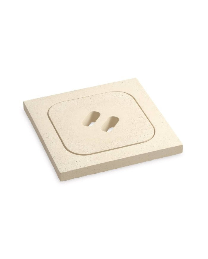 Tapa de skimmer Jávea de hormigón, registro integrado en el borde de la piscina - Vetonek