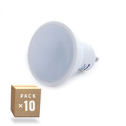 Pack 10 Bombillas LED GU10 7W 520Lm 6000ºK 10 — Vetonek
