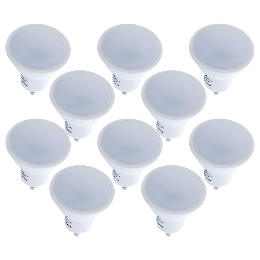 Pack 10 Bombillas LED GU10 7W 520Lm 6000ºK 10 — Vetonek (3)
