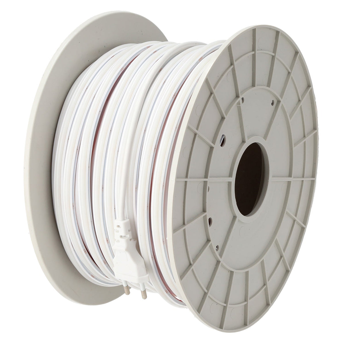 Tira Flexible LED 12W/M 230VAC 286LEDs/M SMD2025 1800Lm/M IP65 6000ºK 50 Metros — Vetonek