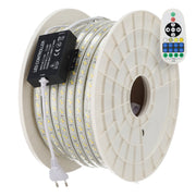 Tira Flexible LED 12W/M 220VAC 120LEDs/M SMD5730 IP65 CCT (Tonalidad Variable) 50 Metros — Vetonek