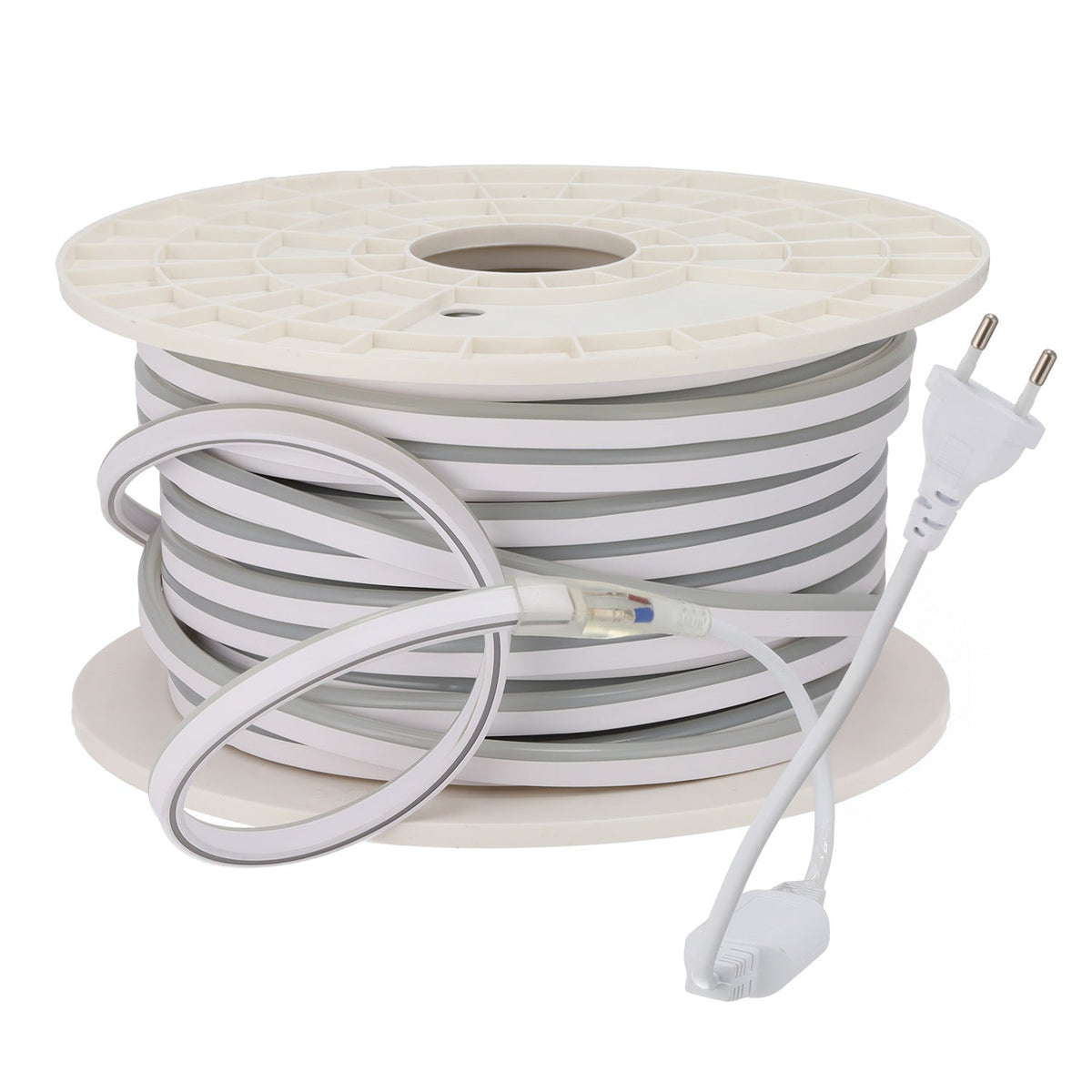 Tira Flexible LED 10W/M 220VAC 120LEDs/M SMD2835 IP65 6000ºK 50 Metros — Vetonek (3)