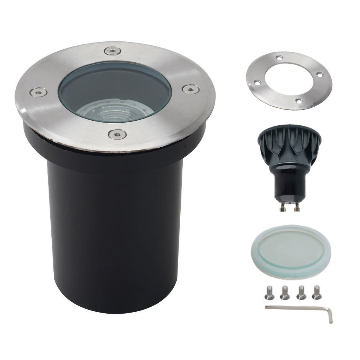 Foco de Empotrar Jardín GU10 5W 3000ºK (incluido) 60º IP65 — Vetonek (3)