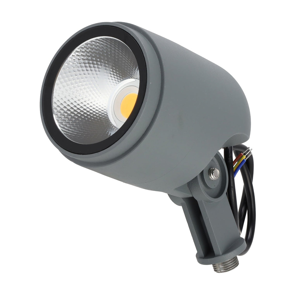 Foco Led con Pincho Jardín IP65 2700ºK Acabado Gris — Vetonek (2)