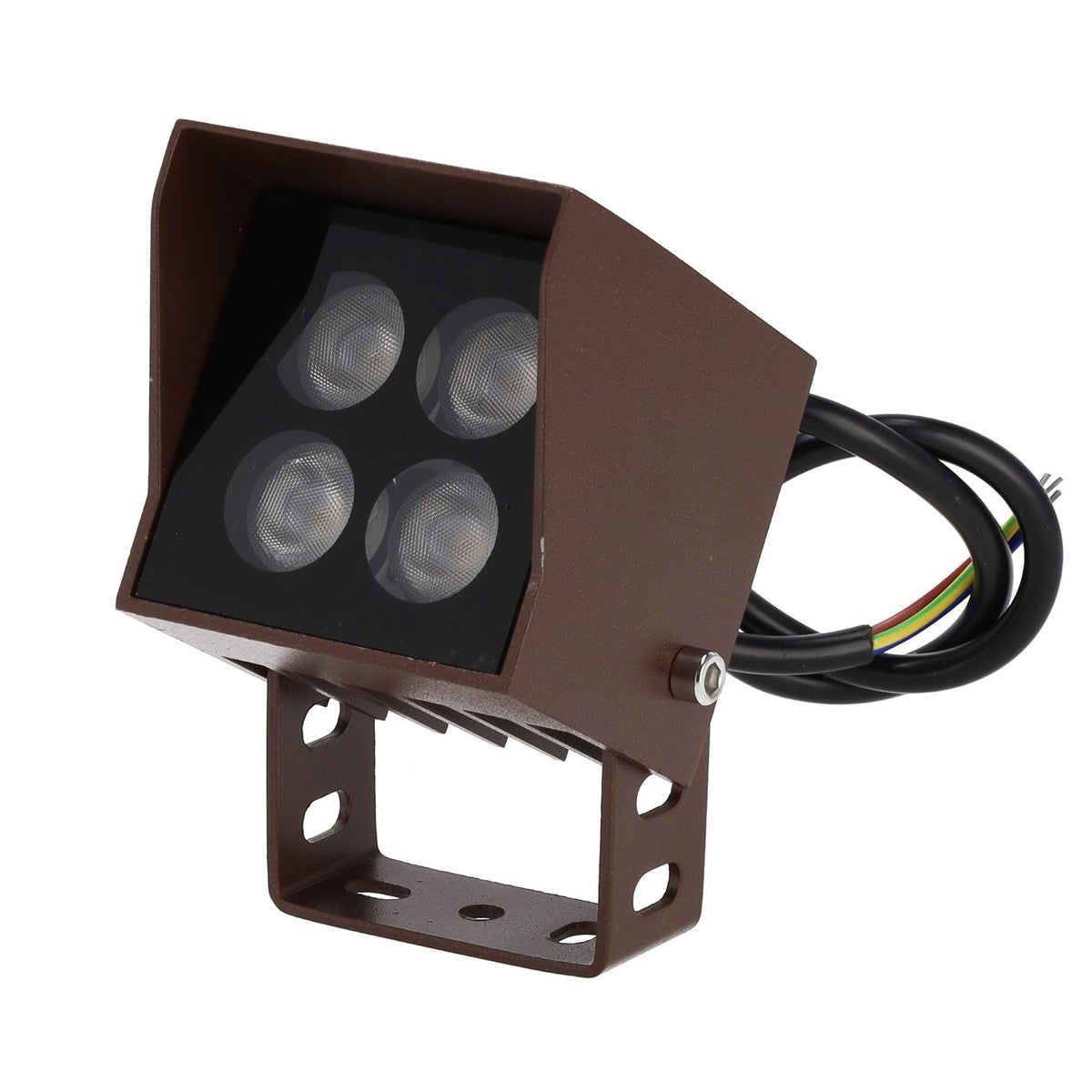Foco Led con Pincho Jardín IP65 2700ºK Acabado Marrón — Vetonek (6)