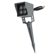 Foco Led con Pincho Jardín IP65 2700ºK Acabado Gris — Vetonek (5)