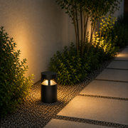 Baliza LED Exterior Chip Osram 220VAC IP65 2700ºK Negro — Vetonek (3)
