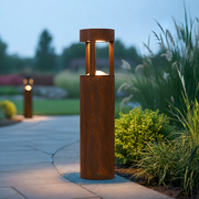 Baliza LED Exterior "Al Marj" 60cm 10W 220VAC 3000ºK Marron Oxido — Vetonek
