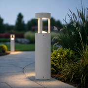 Baliza LED Exterior "Al Marj" 60cm 10W 220VAC 3000ºK Gris — Vetonek