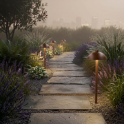 Baliza LED Exterior "Sarh" 70cm 7W 220VAC 3000ºK Marron Oxido — Vetonek (6)
