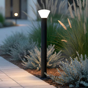 Baliza LED Exterior "Digos" 100cm 5W 220VAC 3000ºK Negro — Vetonek