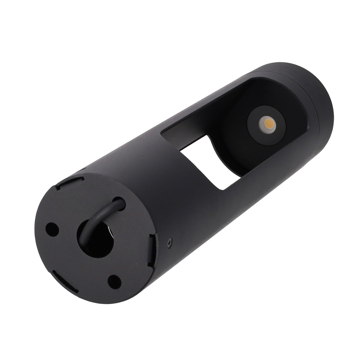 Baliza LED Exterior "Corona" 40cm 10W 220VAC 3000ºK Negro — Vetonek (6)