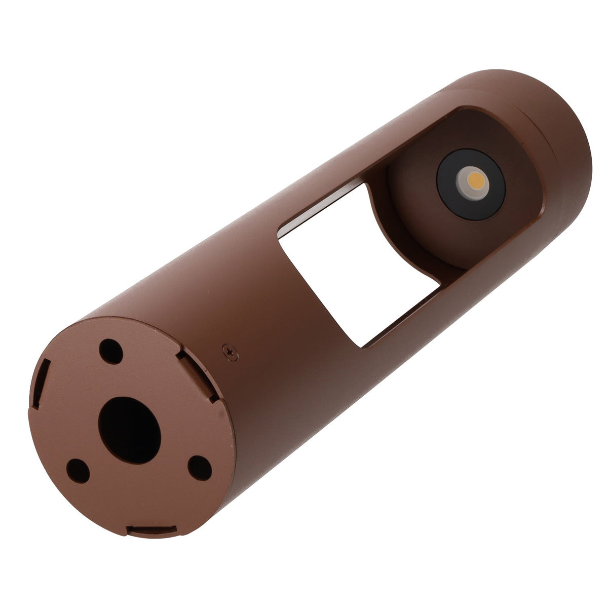 Baliza LED Exterior "Corona" 40cm 10W 220VAC 3000ºK Marron Oxido — Vetonek (6)