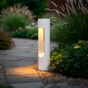 Baliza LED Exterior "Corona" 40cm 10W 220VAC 3000ºK Blanco — Vetonek