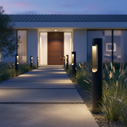 Baliza LED Exterior "Medinipur" 60cm 10W 220VAC 3000ºK Negro — Vetonek (5)