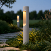 Baliza LED Exterior "Medinipur" 60cm 10W 220VAC 3000ºK Gris — Vetonek