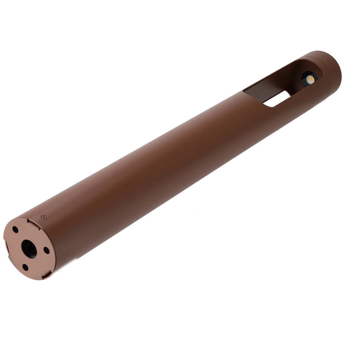 Baliza LED Exterior "Fredericksburg" 90cm 10W 220VAC 3000ºK Marron Oxido — Vetonek (6)